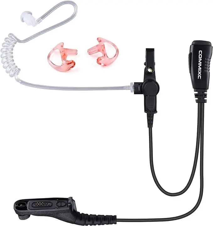 [AEMICT522A] Inrico Acoustic Earpiece Microphone - Compatible With T522A