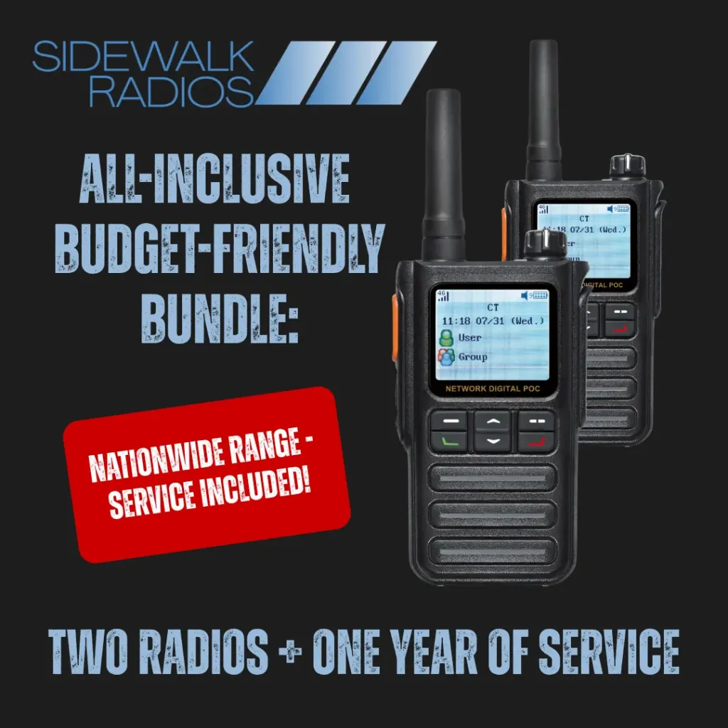 All-Inclusive Nationwide LTE Radios | Sidewalk Radios